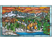 (image for) Colorado landscape early spring no flowers sunset