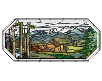 (image for) Colorado landscape octagonal