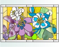 (image for) Columbines (powder room)
