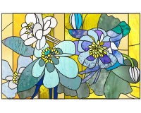 (image for) Columbines (powder room) 2