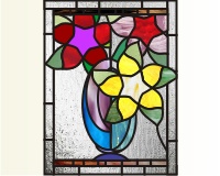 (image for) Contemporary pot and flowers