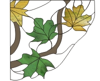 Window corners - autumn (image for) Window corners - autumn