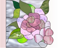 Window corners - flowers 1 (image for) Window corners - flowers 1