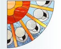 Window corners - sun and moons (image for) Window corners - sun and moons