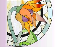 (image for) Window corners - sunflower