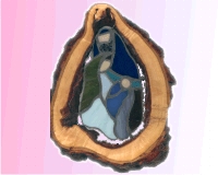 (image for) Wood & Glass creche pattern