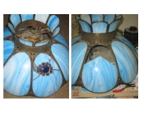 Broken stained glass lamp repair pattern (image for) Broken stained glass lamp repair pattern