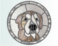 (image for) Custom dog pattern (stained glass)