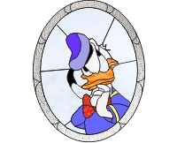 (image for) Donald Duck oval