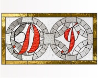 (image for) Double wedding ring D and J (monogram anniversary)