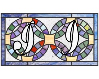 (image for) Double wedding ring with initials J and I