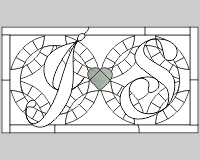 (image for) Double wedding ring J and S with a beveled heart