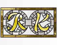 Double wedding ring R and K (image for) Double wedding ring R and K