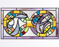 (image for) Double wedding ring (pattern) T and C (script)