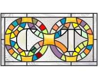 (image for) Double wedding ring T and C block letters