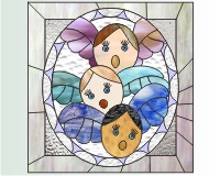 (image for) Easy angel choir oval 1
