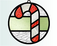 (image for) Easy candy cane ornament