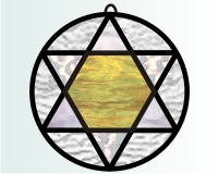 Easy hebrew star ornament (image for) Easy hebrew star ornament