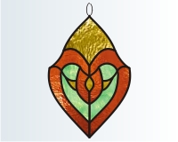 (image for) Easy ornament suncatcher