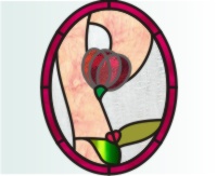 (image for) Easy oval alphabet "P" var 1