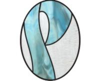 (image for) Easy oval alphabet "P" var 3