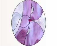 (image for) Easy oval alphabet "B"