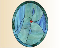 (image for) Easy oval alphabet "B" var 1