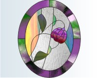 (image for) Easy oval alphabet "B" var 2