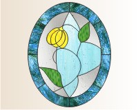 (image for) Easy oval alphabet "C" var 2