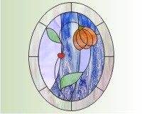 (image for) Easy oval alphabet "D" var 2