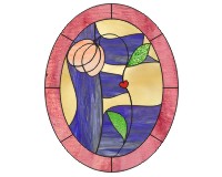 (image for) Easy oval alphabet "E" var2