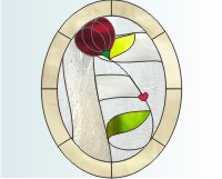 (image for) Easy oval alphabet "F" var 2