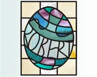 (image for) Easy stained glass easter egg ROBERT