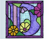 (image for) Ornamental english "D" applique