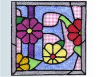 (image for) Ornamental english "E" applique