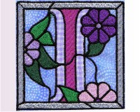(image for) Ornamental english "I" applique