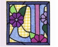 (image for) Ornamental english "J" applique