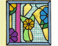 (image for) Ornamental english "K" applique