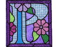 (image for) Ornamental English "P" applique