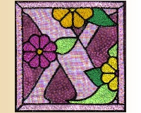 (image for) Ornamental English "X" applique