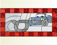 (image for) English "CO" and car pattern