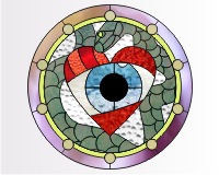 (image for) Eye and snake 1 (and heart)