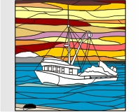 (image for) Fishing boat and dingie