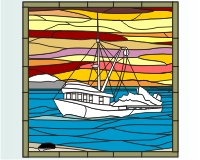 (image for) Fishing boat and dingie 1