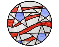 (image for) Flags US 2011 1 (suncatcher)