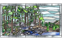 (image for) Flatirons left aspen waterfall and rocks 1