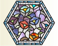 (image for) Floral hexagons