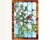 (image for) Flower(s) and bird 22 x 33 var 1