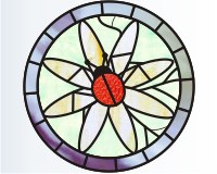 (image for) Flower and ladybug