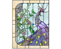 Flowers and birds single panel Left (image for) Flowers and birds single panel Left